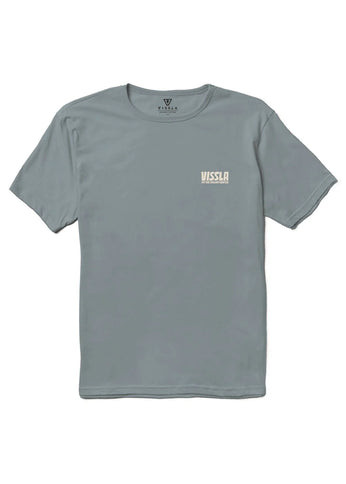 Vissla Vissla Heren TEC Surf Farm Organic Tee Blue Haze