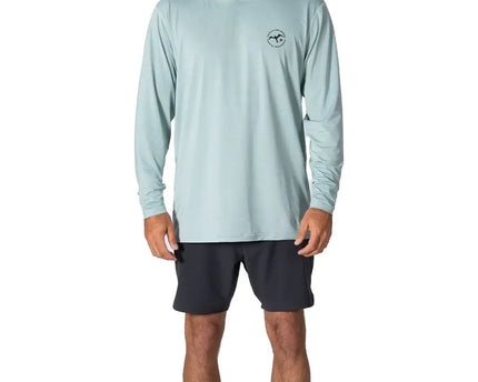 Vissla Vissla Heren Twisted Eco Hooded LS Lycra Sea Green