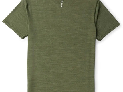 Vissla Vissla Heren Twisted Eco Short Sleeve Lycra Sea Army Heather