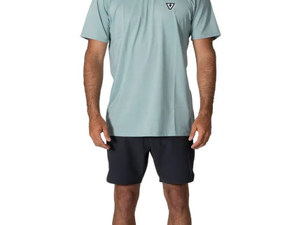 Vissla Vissla Heren Twisted Eco Short Sleeve Lycra Sea Green Heather
