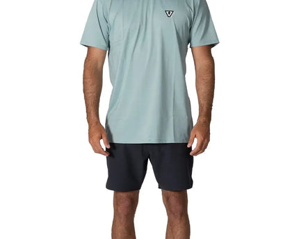 Vissla Vissla Heren Twisted Eco Short Sleeve Lycra Sea Green Heather