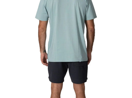 Vissla Vissla Heren Twisted Eco Short Sleeve Lycra Sea Green Heather