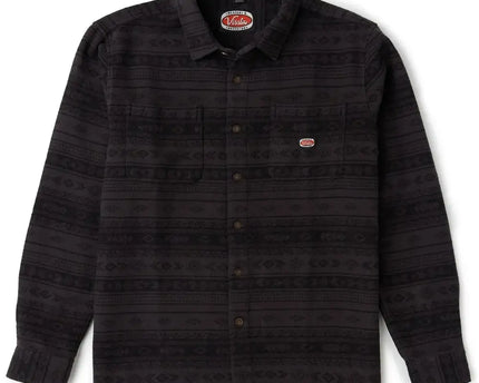 Vissla Vissla Heren Vadim Jacquard Eco Flannel Black