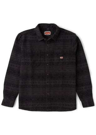 Vissla Vissla Heren Vadim Jacquard Eco Flannel Black