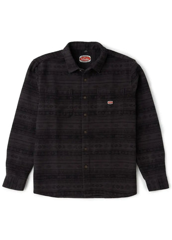 Vissla Vissla Heren Vadim Jacquard Eco Flannel Black