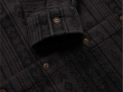 Vissla Vissla Heren Vadim Jacquard Eco Flannel Black