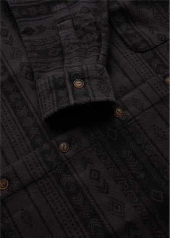 Vissla Vissla Heren Vadim Jacquard Eco Flannel Black