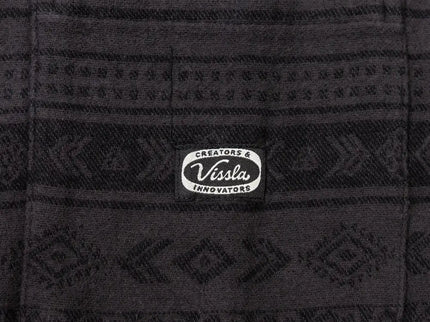 Vissla Vissla Heren Vadim Jacquard Eco Flannel Black