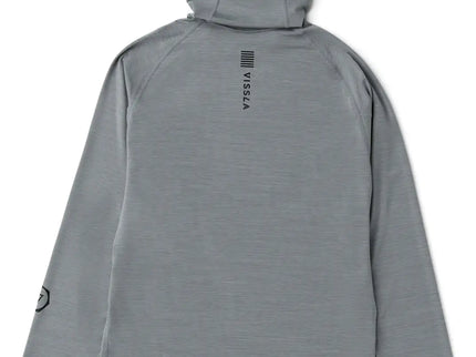 Vissla Vissla Heren Warm Seas Eco Hooded LS Lycra Grey Heather