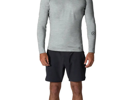 Vissla Vissla Heren Warm Seas Eco Hooded LS Lycra Grey Heather