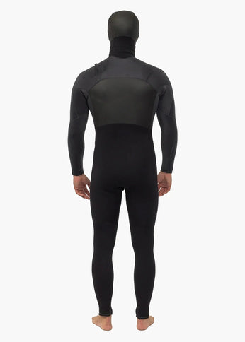 Vissla Vissla High Seas II 5/4 Heren Hooded Wetsuit Charcoal