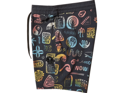 Vissla Vissla Kinder More Mate Less Hate 17'' Boardshorts Multi
