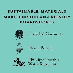 Vissla Vissla Kinder More Mate Less Hate 17'' Boardshorts Multi