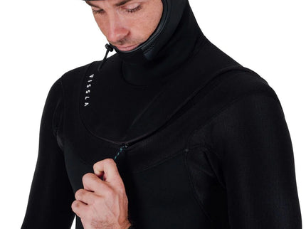 Vissla Vissla New Seas 5/4 Heren Hooded Wetsuit U-Zip