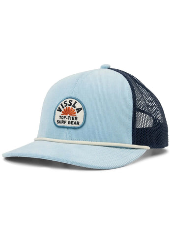 Vissla Vissla West Winds Trucker Hat Faded Denim
