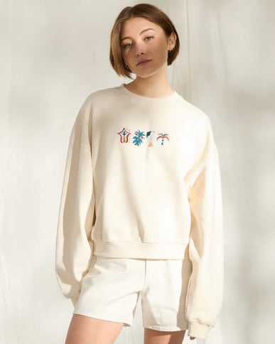 Volcom Volcom Dames Bruno Lucas Sweater Off White