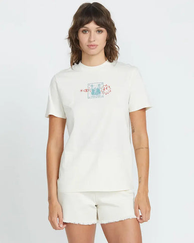 Volcom Volcom Dames Filip Rygalski Tee Bone