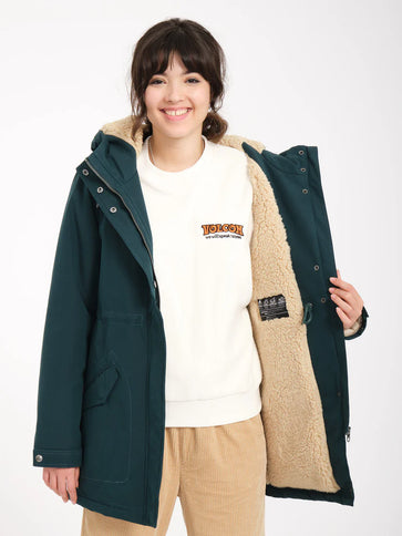 Volcom Volcom Dames Less Is More 5K Parka Ponderosa Pine