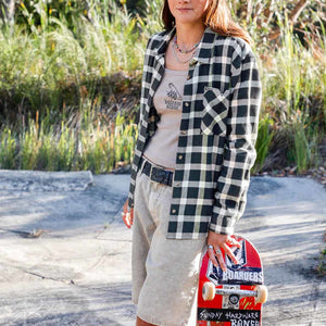 Volcom Volcom Dames Plaid To Meet U Shirt Multi