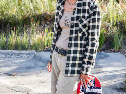 Volcom Volcom Dames Plaid To Meet U Shirt Multi