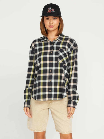 Volcom Volcom Dames Plaid To Meet U Shirt Multi