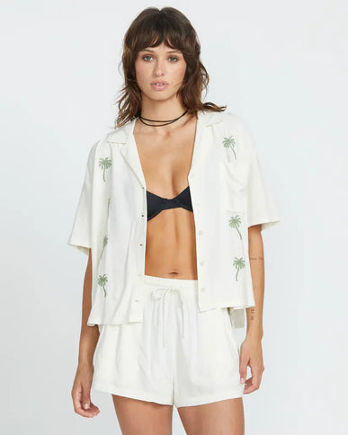 Volcom Volcom Dames Sun Stunner Shirt Bone