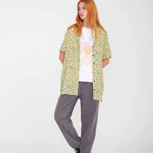 Volcom Volcom Dames Surfpunk Woven Shirt Aura Yellow