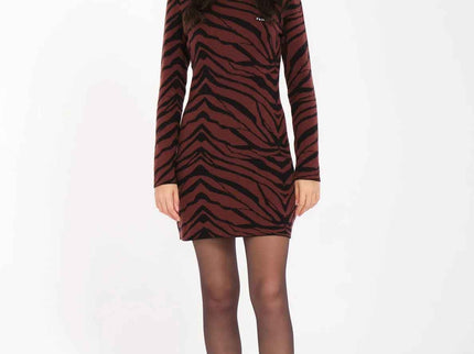 Volcom Volcom Dames Zebra Dress Bitter Chocolate