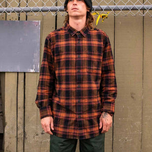 Volcom Volcom Heren Baystone Flannel LS Black