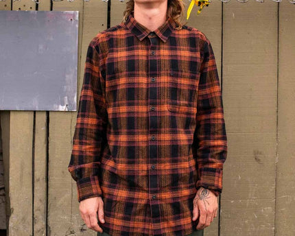 Volcom Volcom Heren Baystone Flannel LS Black