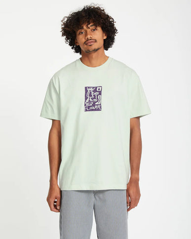 Volcom Volcom Heren Flowatch Tee Cloud Blue
