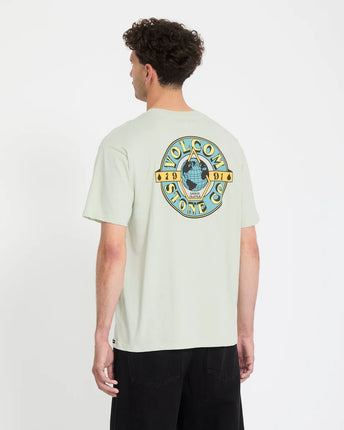 Volcom Volcom Heren Globular SS Tee Pale Aqua