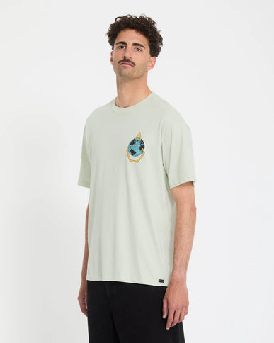 Volcom Volcom Heren Globular SS Tee Pale Aqua