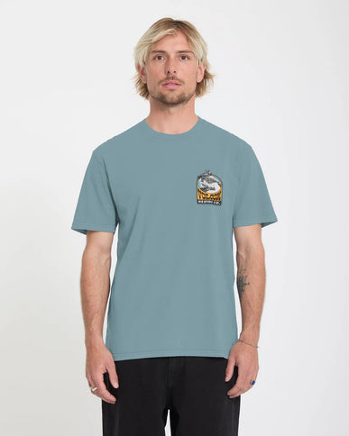 Volcom Volcom Heren Zurf Co Pw SS Tee Tradewinds