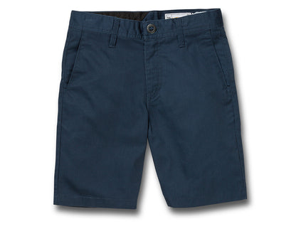 Volcom Volcom Kinder Frickin Chino Shorts Service Blue