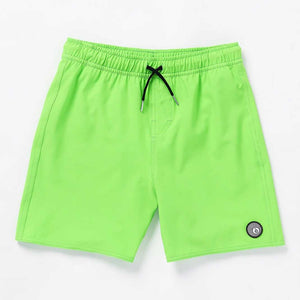 Volcom Volcom Kinder Lido Solid Trunks Electric Green