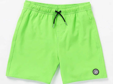 Volcom Volcom Kinder Lido Solid Trunks Electric Green