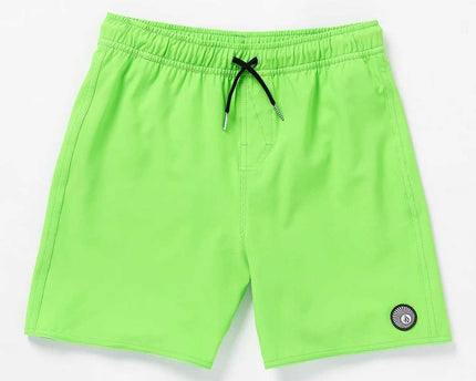 Volcom Volcom Kinder Lido Solid Trunks Electric Green