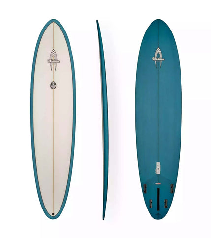 Walden Surfboards Walden Deviled Egg - Trueride PU - FCS II - 4 + 1 Fin 7'10 Blue
