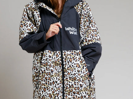 White Water White Water Surf Poncho Jas Hardshell Leopard print