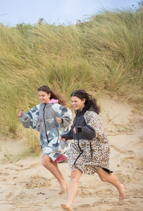 White Water White Water Surf Poncho Jas Hardshell Leopard print