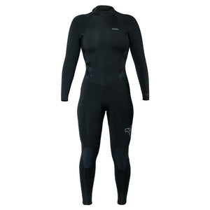 Xcel Xcel Axis 4/3 Dames Back Zip Wetsuit Black Palm-Monstera