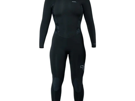 Xcel Xcel Axis 4/3 Dames Back Zip Wetsuit Black Palm-Monstera