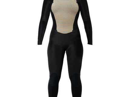 Xcel Xcel Axis 4/3 Dames Back Zip Wetsuit Black Palm-Monstera