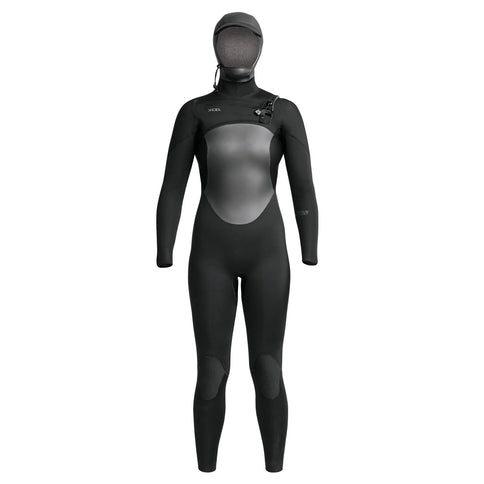 Xcel Xcel Axis 5/4 Dames Hooded Winter Wetsuit – Black