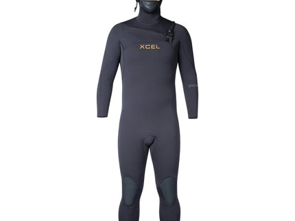 Xcel Xcel Comp+ 5/4 Heren Hooded Wetsuit Black