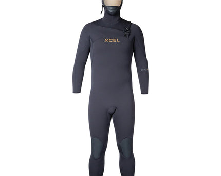 Xcel Xcel Comp+ 5/4 Heren Hooded Wetsuit Black
