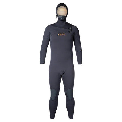 Xcel Xcel Comp+ 5/4 Heren Hooded Wetsuit Black